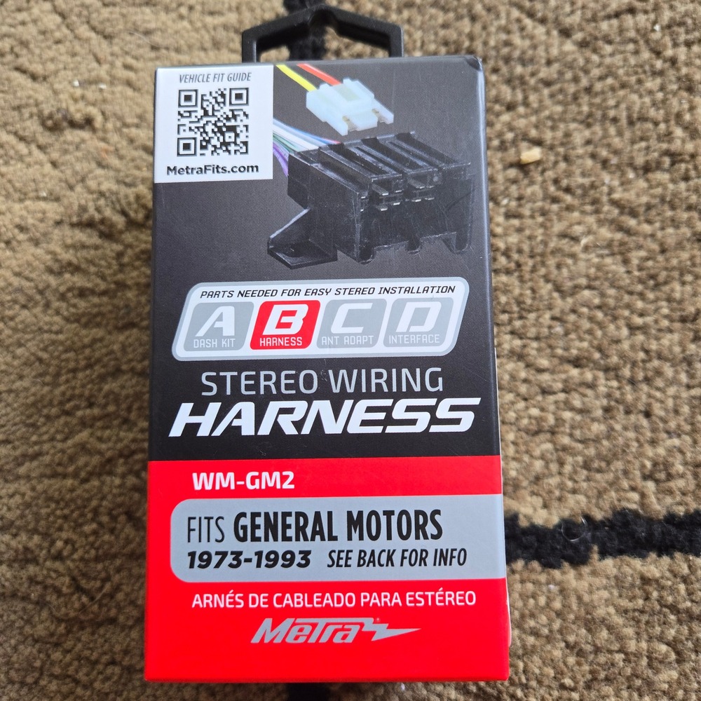 Metra WM-GM2 Stereo Wiring Harness for General Motors 1973-1993 GM Vehicles